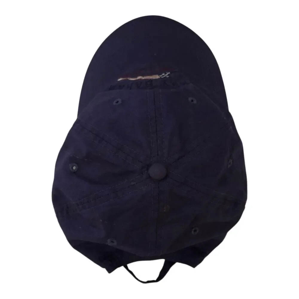 Tommy Bahama Paradise Nation Baseball Cap Mens Navy Flag Adjustable Hat Fishing